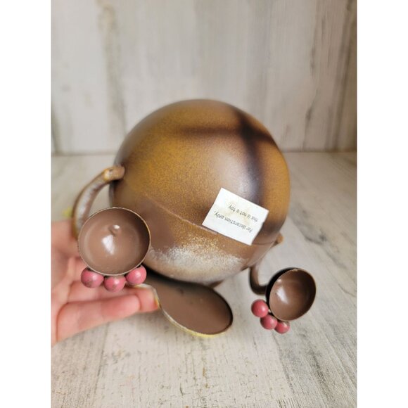 Metal unique guitar player cat kitten xmas decor figure - Picture 7 of 7